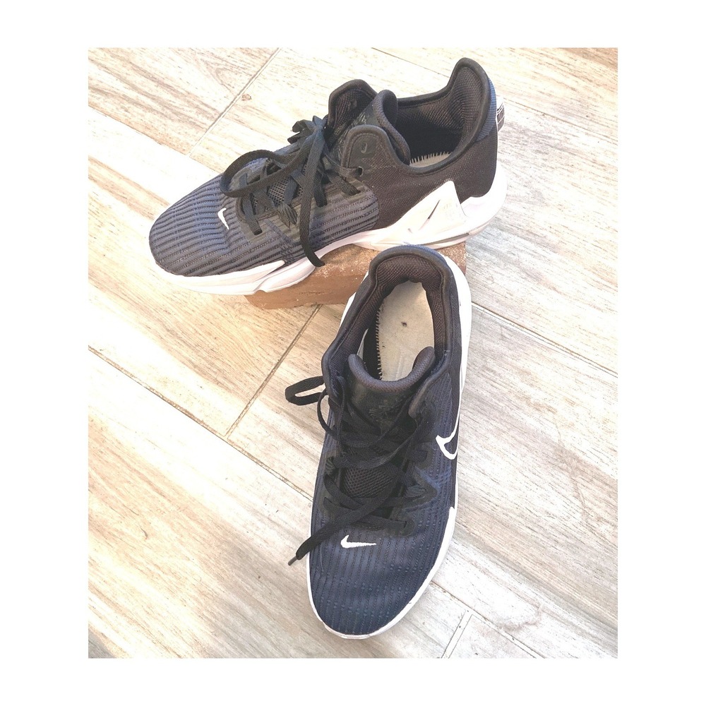 Nike LeBron Witness 6 Black Dark Obsidian White Sneakers Sz 11 * NO INSOLES*
